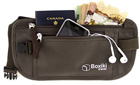 Cintura Porta Soldi Nascosto RFID - Prevent Pickpocketing and Grab-and-run Thefts, Marsupio da Viaggio & Marsupio Uomo Piatta Adatto per Porta Passaporto
