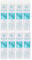BPS 8 PCS Filtro al Carbone Attivo per Toilette di Gatti con Vassoio Sabbia di Gatti 6x20 cm BPS-5423 * 8