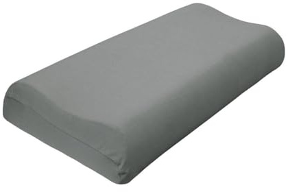 Traumschlaf Universal Bezug für Nackenstützkissen – elastischer Edel Jersey Kissenbezug aus Baumwolle – weich, dehnbar und passgenau für viele Nackenstützkissen – L-XL, Höhe 11-14 cm, Taupe
