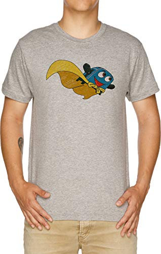 Valiente Pequeño Tostadora - Volar Lejos Camiseta Hombre Gris