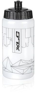 XLC Trinkflasche WB-K04 500ml, City of Mountains, schwarz/weiß