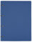 Notizbuch mit Ringbindung, A4, Organiser für Führungskräfte, nachfüllbarer Planer, runde Ringe, Leder-Einband, Notizbuch (evtl. nicht in deutscher Sprache) blau