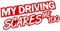 Decus My Driving Scares ME Too XL 0063 (rot) // Sticker OEM JDM Style Aufkleber