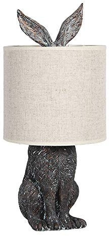 Clayre & Eef Tischlampe Beige Polyresin 6LMC0013