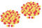 SM SunniMix 400/Pack Disposable Microphone Cover Handheld Mic Covers Yellow+Red