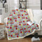 Loussiesd Kinder Feuerwehrmann Auto Fleece Decke für Bett Couch Sofa Feuerwehrmann Motor Fahrzeug Kuscheldecke Feuerwehrauto Muster Wohndecke Jungen Mädchen Weiche Leichte Decke 150x200cm