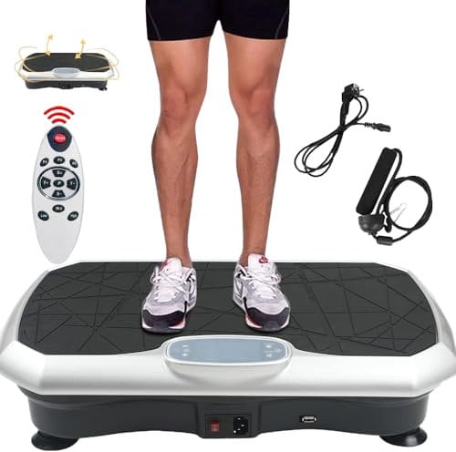 Máquina de ejercicios con placa de vibración, pérdida de peso, entrenamiento en casa, gimnasio, oscilación del motor para perder peso, modelado de entrenamiento en casa