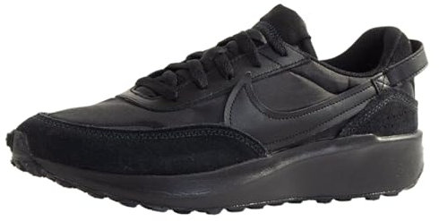 NIKE Men's Nike Waffle Debut Sneaker, Black Black Off Noir Anthracite, 11 UK