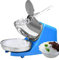 YISSALE Elektrischer Eisrasierer Maschine Ice Crusher Eiswürfel Eiszerkleiner Edelstahl 300W Smoothie Maschine für Restaurants Bars Partys