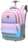 DROFOSREW Schulrucksack mit Rollen Trolley Rucksack für Jungen Mädchen Schulranzen Kinder Schultrolley Schultaschen Grundschule Kinderrucksack Laptop Rucksack