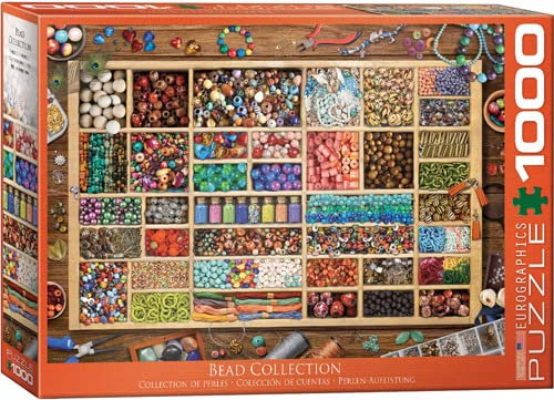 empireposter Perlen Kollektion - 1000 Teile Puzzle Format 68x48 cm + Deluxe 3er Set Puzzle Zubehör