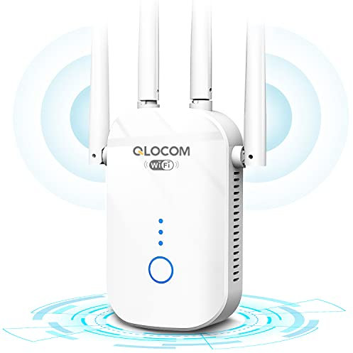 QLOCOM WiFi Range Extender AC1200 WiFi Booster spiuyutryet