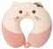 Firtink Nackenkissen Kinder, Cartoon Tier Memory Foam Reisekissen Flugzeug, 30 x 30cm Nackenkissen Reise Kinder Nackenhörnchen Erwachsene U-Geformte Nackenstützkissen für Reisen (ab 3 Jahren)