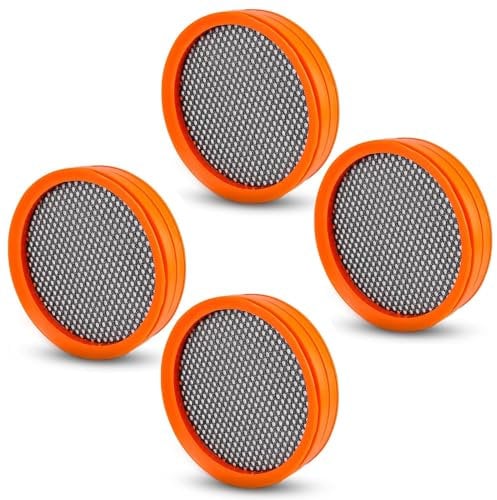 RUNEAY 4 filtri di ricambio FC8009/01 per aspirapolvere Philips SpeedPro & SpeedPro Aqua, accessori filtro per Philips FC6721 FC6722 FC6723 FC6724 FC6725 FC6726 FC6727 FC6728