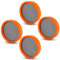 RUNEAY 4 filtros de repuesto FC8009/01 para aspiradoras Philips SpeedPro y SpeedPro Aqua, accesorios para Philips FC6721 FC6722 FC6723 FC6724 FC6725 FC6726 FC6727 FC6728