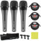 Liquid Audio 3-Pack E835 Dynamic Cardioid Microphone, Black Bundle w/ 3-Pack Pig Hog PHM10 8mm Mic XLR Cable Polishing Cloth