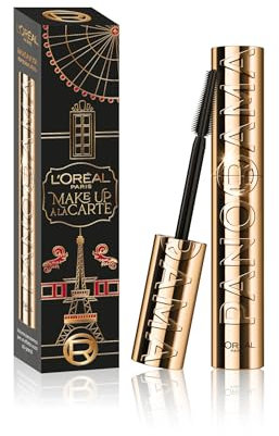 L'Oréal Paris Geschenkbox Make Up à La Carte mit extra Volumenmascara, Fächerwimpern und breiterem Blick, angereichert mit 5% Stretchflex-Komplex