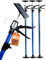 NTG Einhandstütze | 115-290 cm | Bis 30 kg | 45° Winkel | Für Trockenbau, Ausbau, etc. | Montagestütze | Deckenstütze | Teleskopstütze | Deckenstütze (3 Stück)