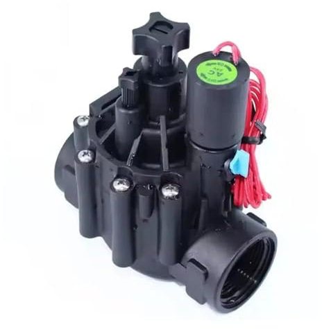 FSBNMNXPQ Elettrovalvola for irrigazione a 2 Vie da 3/4 '' 220V 12V 24V DC Elettrovalvola a ritenuta con Regolazione del Flusso for l'irrigazione agricola(DC Latching)