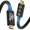 Cable de datos USB tipo C de 80 Gbps, 240 W, carga rápida, cable de video de 16 K, cable de extensión USB C de almacenamiento de datos de alta velocidad