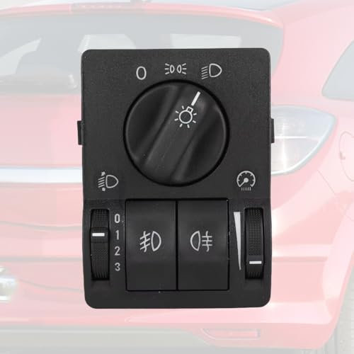 SSFENG Lichtschalter Scheinwerfer für Opel Vectra B Zafira Astra G, Scheinwerfer Lampen Steuerschalter Hauptlichschalter 6240097