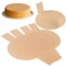 Zerodeko 1set Cake Pan Liners Loaf Pan Liner Parchment Cupcake Liners for Baking Parchment for Baking Bread Circle Parchment Paper Dutch Oven Liners Silicone Paper Light Brown 100sheets