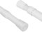 Curtain Poles 84-150cm Telescopic Tension Curtain Rail No Drill Adjustable Tension Rod Shower Rail Curtain Pole for Kitchen Cupboard Bathroom Window