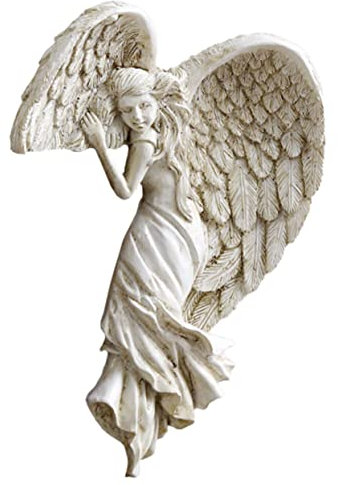 Ciieeo Resin Engelsflügel Wandornament Türrahmen Deko Schutzengel Hängend Stilvolle Tür Fensterrahmen Verzierung Selbstklebender Schmuck Für Wohnzimmer Und Büro Einzigartiges Wohnaccessoi