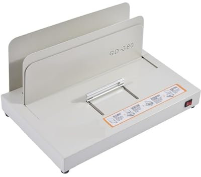 Bindemaschine, 1 STÜCK GD-380 A3 A4 Hülsentyp Automatische Klebemaschine, Finanznachweise, Dokument, Archivbindemaschine