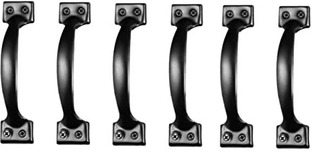 OSALADI 6stücke Türgriffe Für Holzzäune Im Außenbereich Bügeltürgriffe Torgriffe Eisen Klassischer Vintage-stil Für Schränke Türen