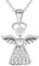 Miss Lovie Schutzengel Kette Firmung Geschenke Mädchen Damen Teenager Mädchen Nickelfrei Hypoallergen 925 Sterling kommunion geschenke für mädchen Konfirmation