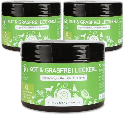 Gras KOTFRESSER Drops | KOT & Grasfrei Leckerli 3 x | Präbiotische Snacks gegen Magen-, Analdrüsen-, Verdauungsprobleme | Reduziert Sodbrennen