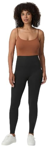 Les Lunes The Luna Leggings - Hochwertige Leggings für Damen aus Bambus-Viskose, atmungsaktive Damen Legging mit hoher Taille, weiche Schwarze Tights für deinen Alltag