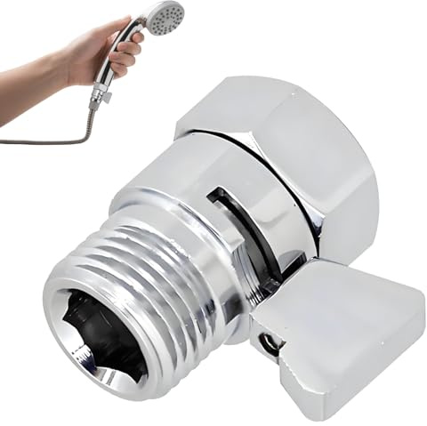 Stop Douche, Vanne D'arrêt Pour Pommeau De Douche Van ne D'angle, Vanne D'arrêt D'eau 1/2 Pouce Laiton Pièce, Inverseur Douche, Pour Pomme De Douche Douches À Main Bras De Douche