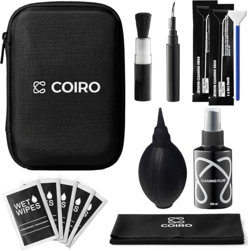 C Coiro 7-in-1 Kameraobjektiv-Reinigungsset für DSLR & spiegellose Vollrahmen