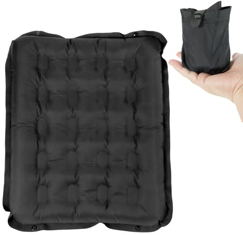 Guangcailun Sitzkissen Aufblasbar Stadion Sitzkissens Faltbar Sitzpolster | Aufblasbare Sitzkissen Outdoor Wasserfest Sitzkisse Ultraleicht Reisekissen Sitzkissen Flugzeug Polster fur Unterweg 46*38cm