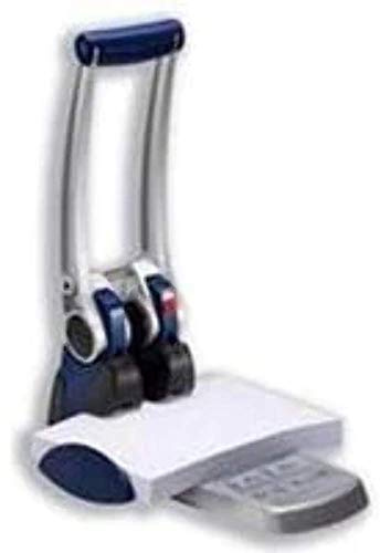 Rexel HD2300X Ultra Heavy Duty 2 Hole Punch, 300 Sheet Capacity, Effortless Punching, Metal, Silver/Blue, 2101521