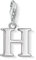 Thomas Sabo Damen Charm-Anhänger H Buchstabe Charm Club 925 Sterling Silber 0182-001-12