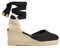 Castañer CARINA/6/001, Alpargatas Mujer, Negro (Negro 100), 37 EU