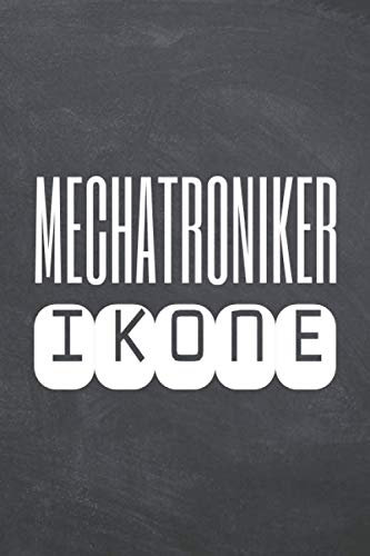 Mechatroniker Ikone: Mechatroniker Punktraster Notizbuch, Notizheft oder Schreibheft - 110 Seiten - Büro Equipment & Zubehör - Lustiges Geschenk zu Weihnachten oder Geburtstag
