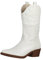Elara Damen Cowboy Stiefel Biker Boots Chunkyrayan 301-A32P Weiss-40