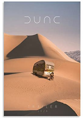 NANXIANG Dune Filmposter mit Starring Cover Kunstposter 1 Poster Druck Kunst Wandbild Leinwand Poster Moderne Schlafzimmer Dekor 30 x 45 cm