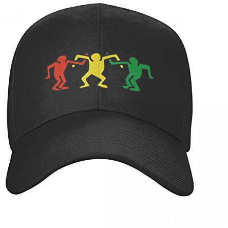 Baseballmütze Custom Haring Abstract Dance Baseballmütze Sport Herren Damen verstellbar Keith Geometric Graffiti Art Dad Hat Sommer