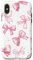 Aesthetic cute Pink Ribbons and Bows Pattern Design Case for iPhone X/XS