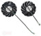 MSI RTX 2060 2070 2080 Super VENTUS OC Replacement Fan for MSI Graphics Cards, Air Cooling, 87mm, 12V, 4-Pin Graphics Card Cooler, VGA Card Replacement GPU Fan PLD09210S12HH