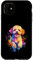 Hülle für iPhone 11 Pudel-Liebhaber, buntes Spritzkunst-Spielzeug, Pudel