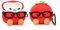 TAOCHEN Fall für AirPods 3rd Erzeugung Ohrhörer mit Schlüsselbund- Stoßfester Schutz Cartoon Design Nette Fall Cover Kompatibel mit AirPods 3 (Tomaten)