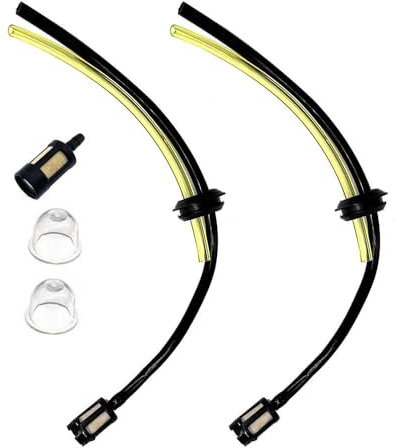 BOOSTI 2x Benzinfilter mit Benzinschlauch Pumpe Satz Passend für Florabest FBK 4 B2 4in1 Motorsense