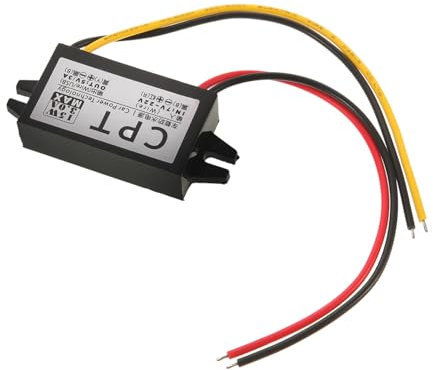 Sewroro 12V Convertitore Tensione Regolatore per Auto Stabilizzatore per Dispositivi Elettrici Protezione Fluttuazioni Tensione
