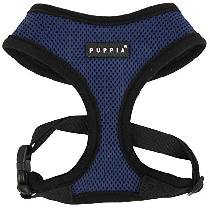 Puppia Harnais Doux pour Chien Taille S Bleu Foncé
